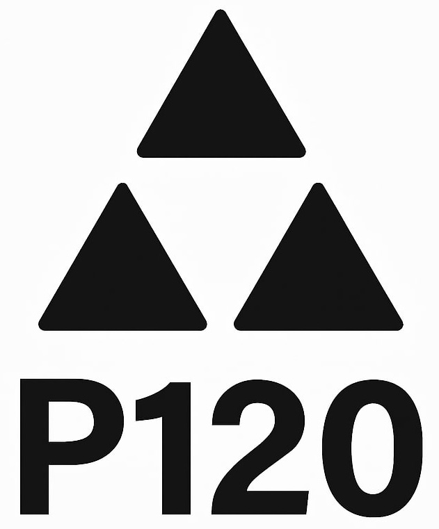 FLEX D125-8 SV-P120 VE25 Xtreme, Univerzální brusný papír 125mm, 25ks - energetický štítek