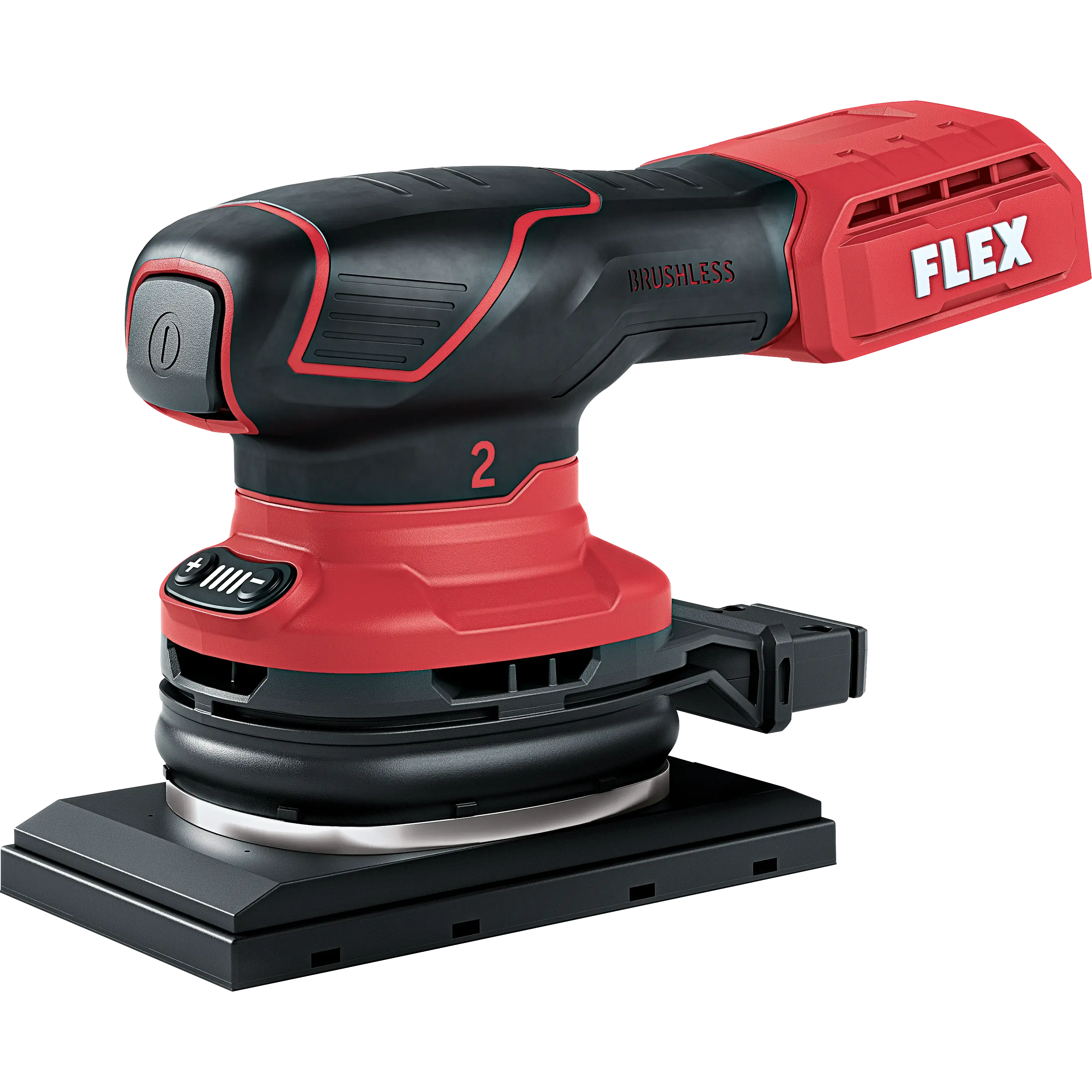 FLEX OSE 2-80 18-EC C, Aku vibrační bruska s regulací otáček bezuhlíková 18 V