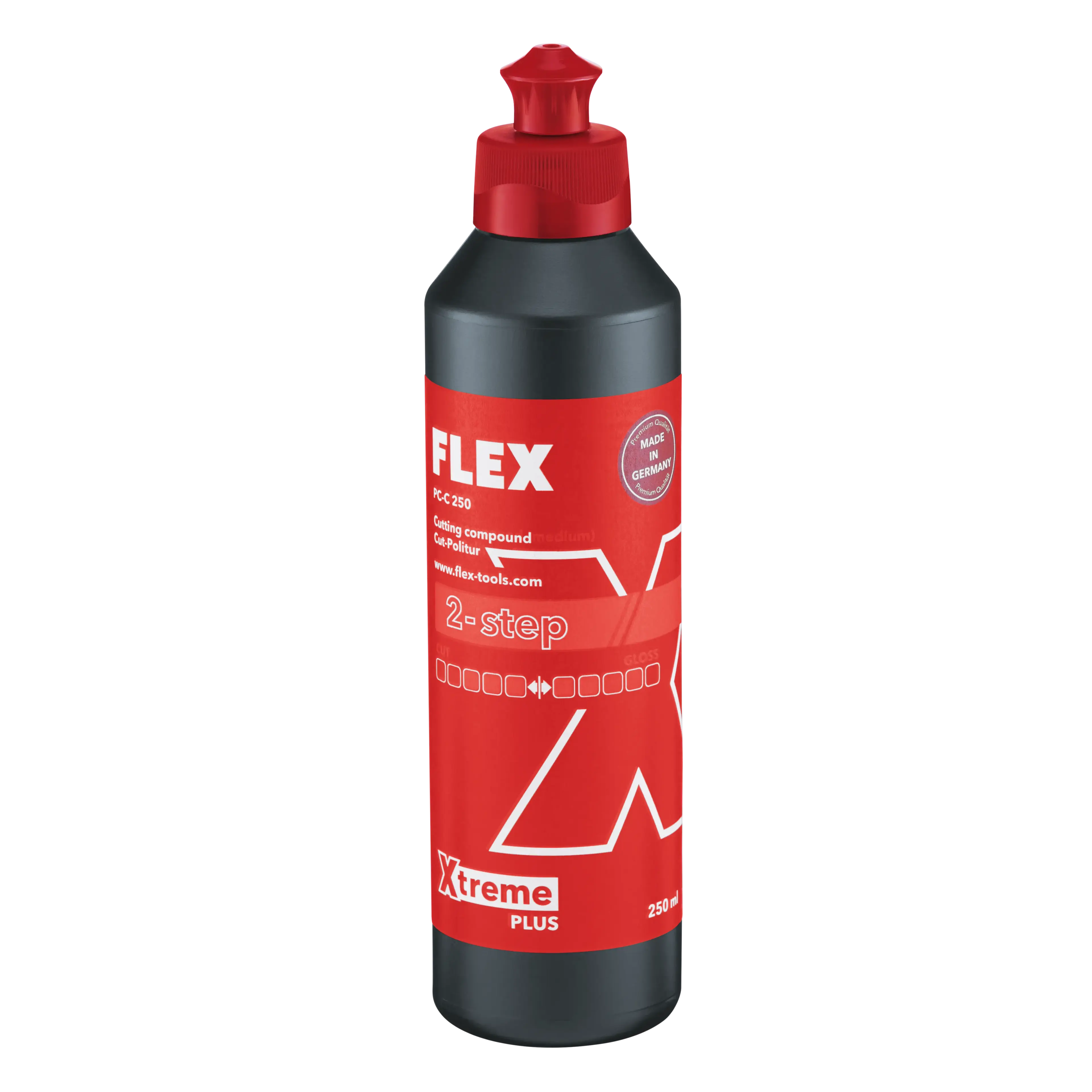 FLEX PC-C 250 Cut Politur speciální leštidlo politůra k odstranění hlubokých škrábanců a silných stop 250 ml