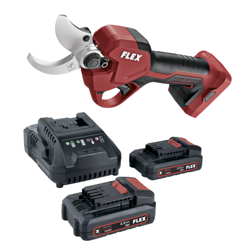 FLEX Akce GPS 35 18-EC + P-Set 22 Q, Akumulátorové zahradní nůžky 18 V