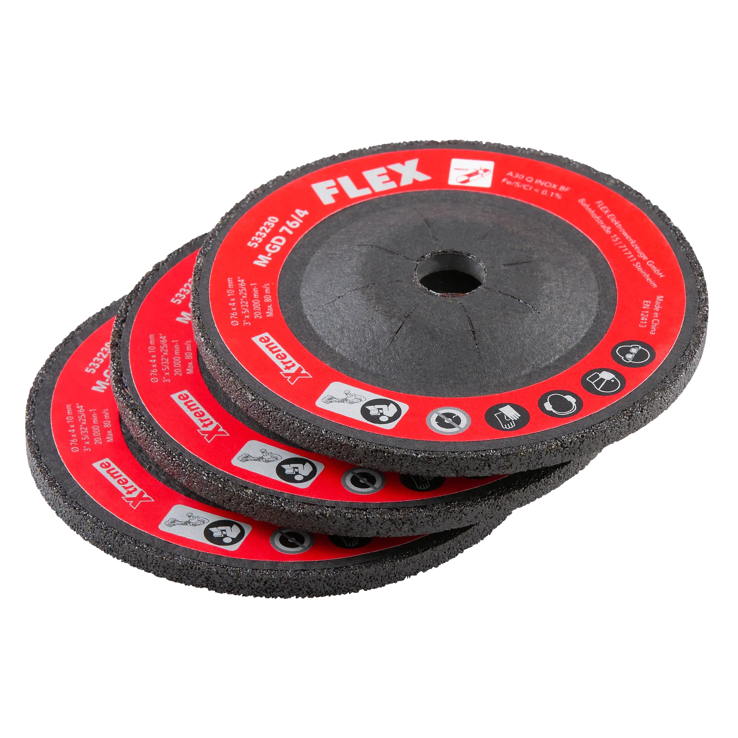 FLEX M-GD 76/4 VE3 Brusný kotouč na kov