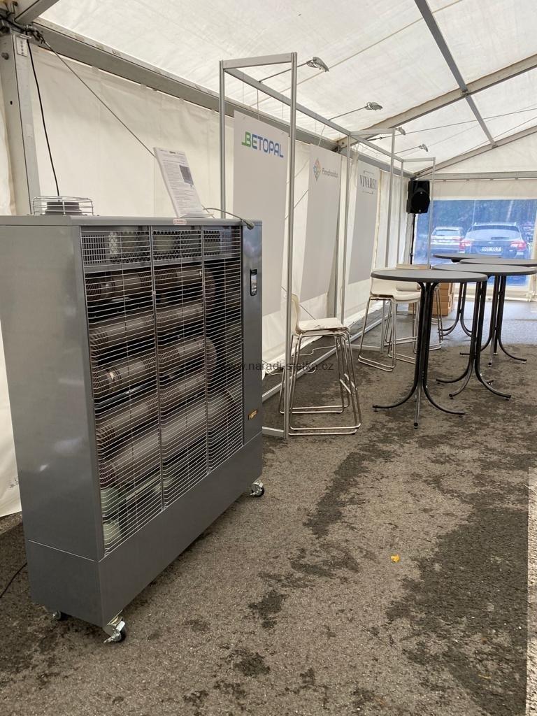 Infračervené naftové topidlo Veltron / Hipers DHOE-250F 29kW s WIFI